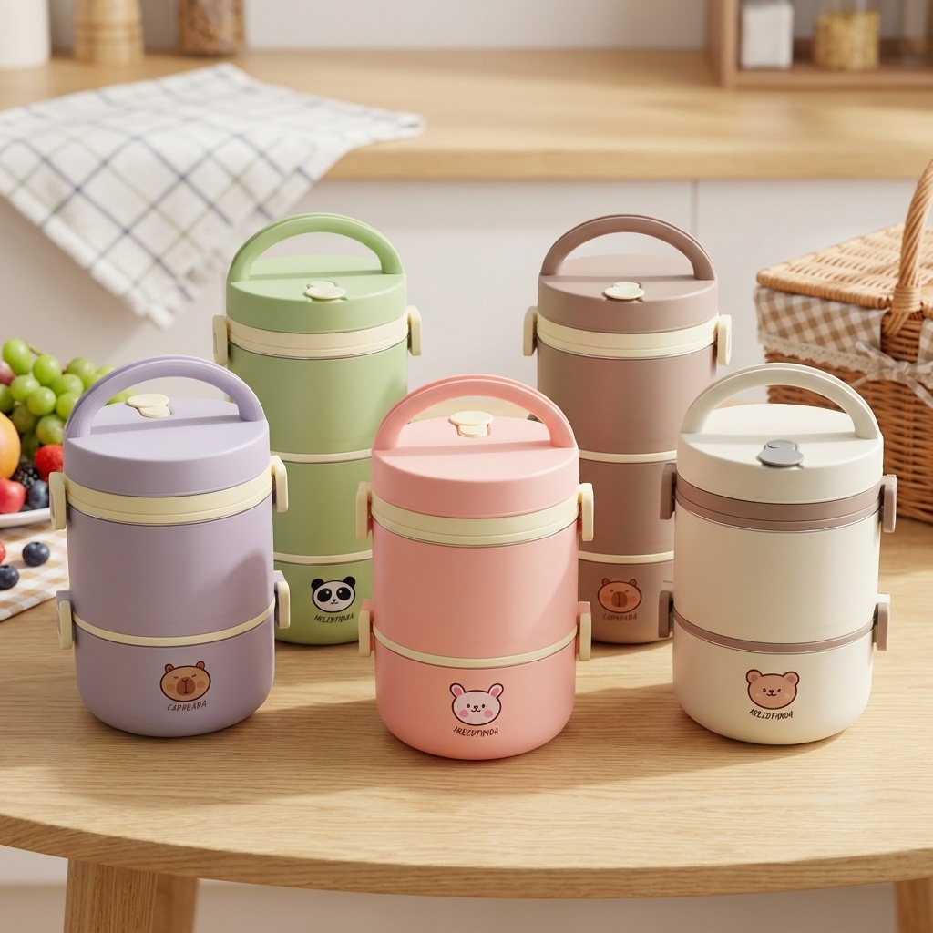 Baby Food Warmer Portable - 304 Stainless Steel Thermal Lunch Box