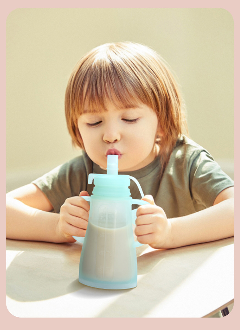 Food Pouch Reusable - New Reusable Silicone Breast Milk Storage