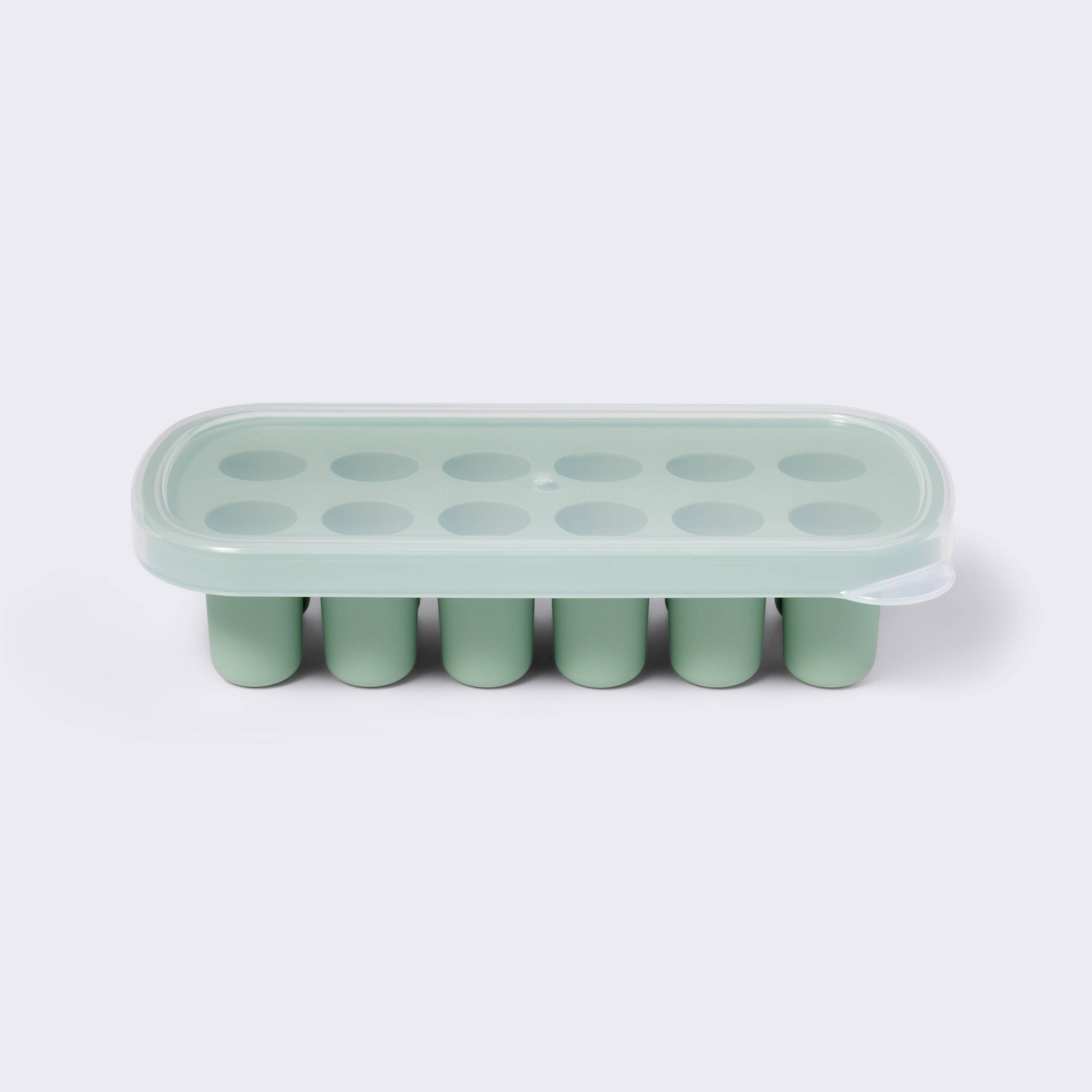 Baby Food Freezer Tray - Green Baby Food Freezer Tray, Flexible