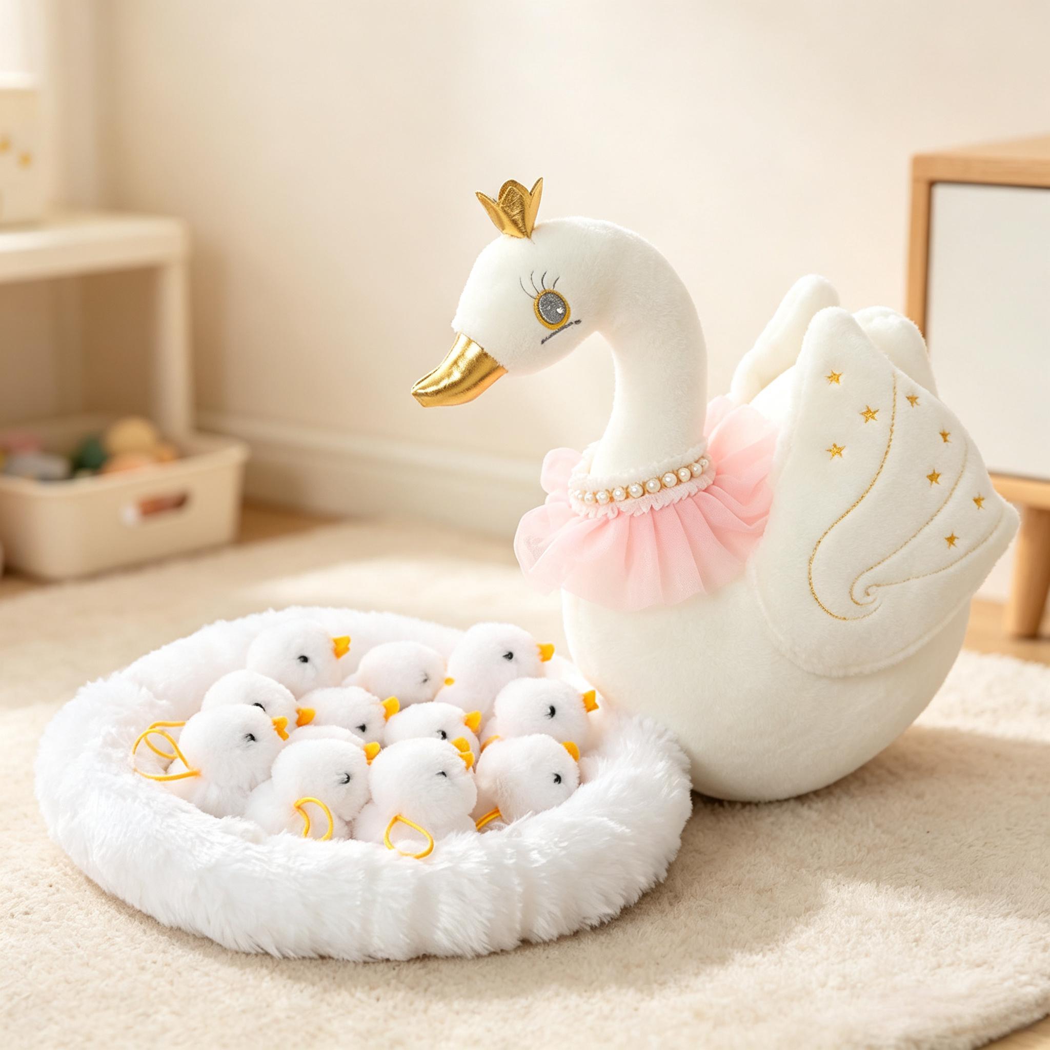 Kawaii Simulated Swan Family P - Baby Food Nestum review and price