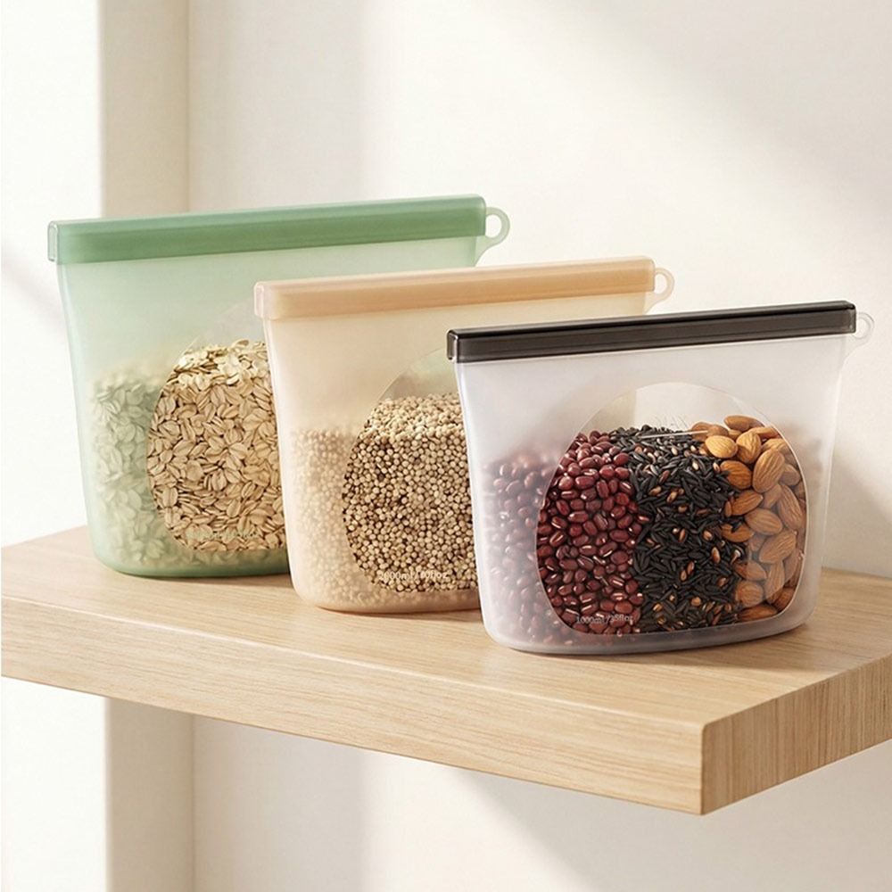 Silicone Food Preservation Bag - Food Pouch Reusable review and price