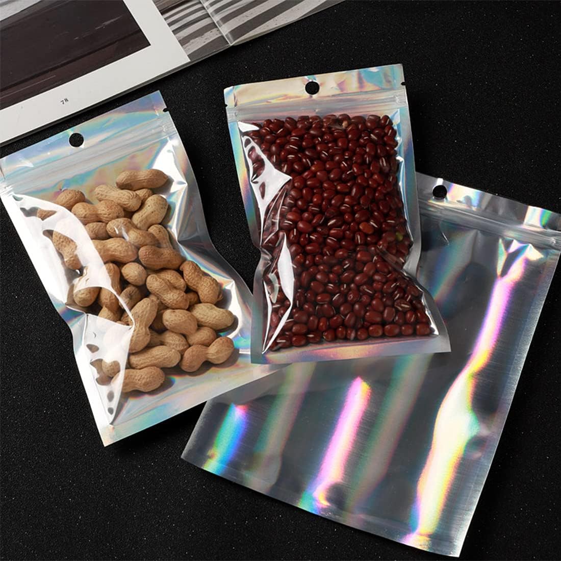50/10PCS Laser Sealing Bags Pl - Food Pouch Reusable review and price