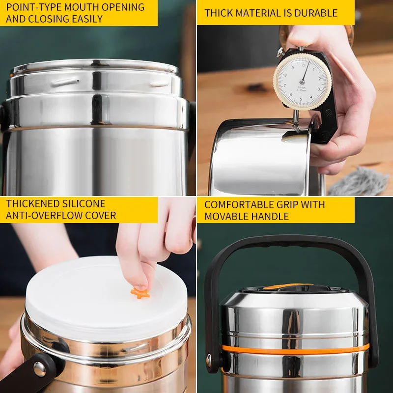 Stainless Steel Vacuum Thermal - Baby Food Warmer Portable review and price