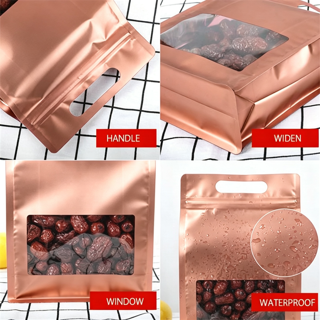 Reusable golden octagonal plas - Food Pouch Reusable review and price