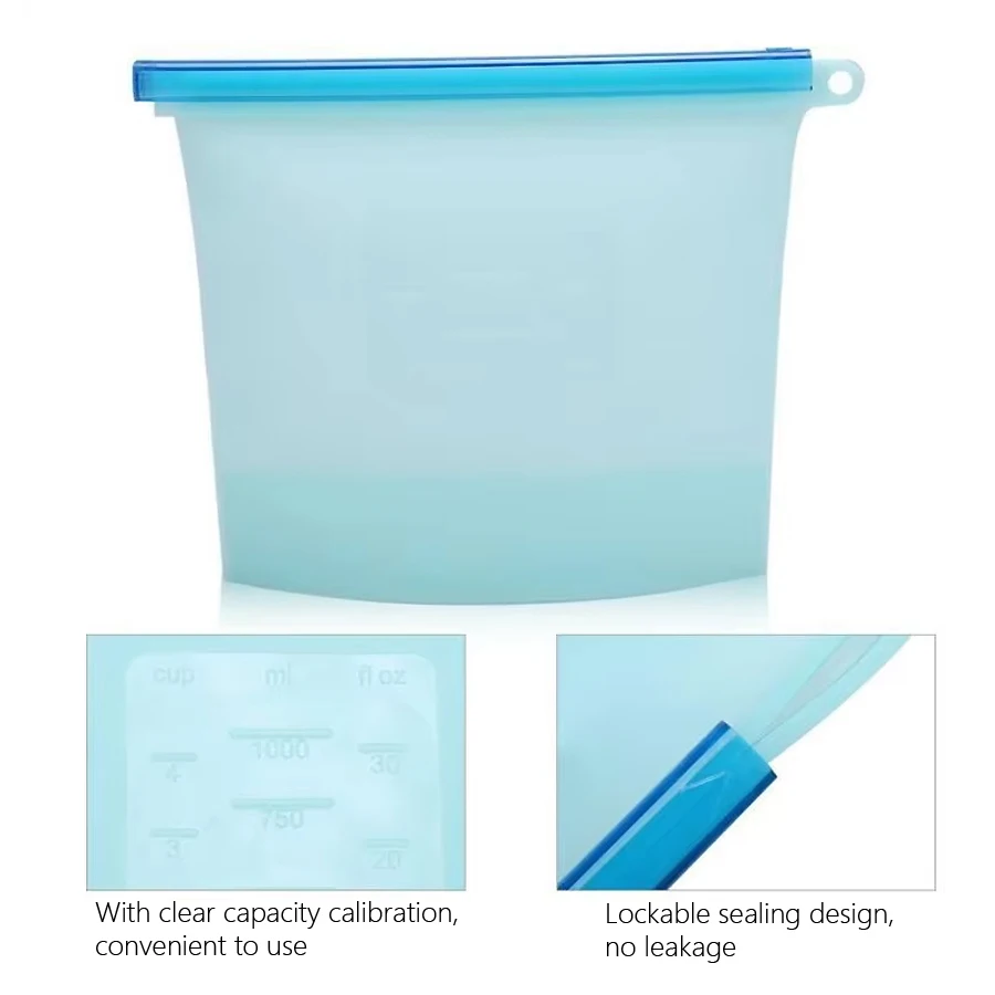 1000ml Reusable Silicone Food  - Food Pouch Reusable review and price