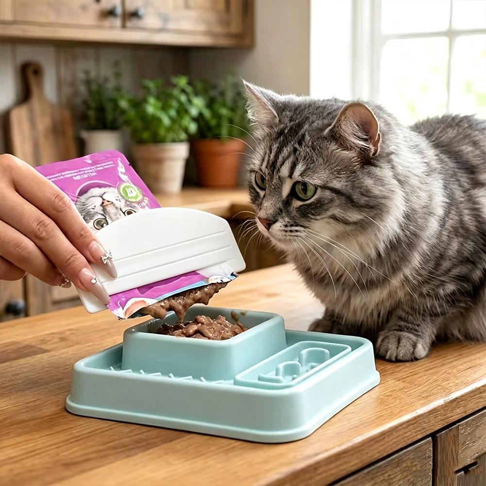 New Cat Treat Dispenser Squeez - Food Pouch Reusable review and price