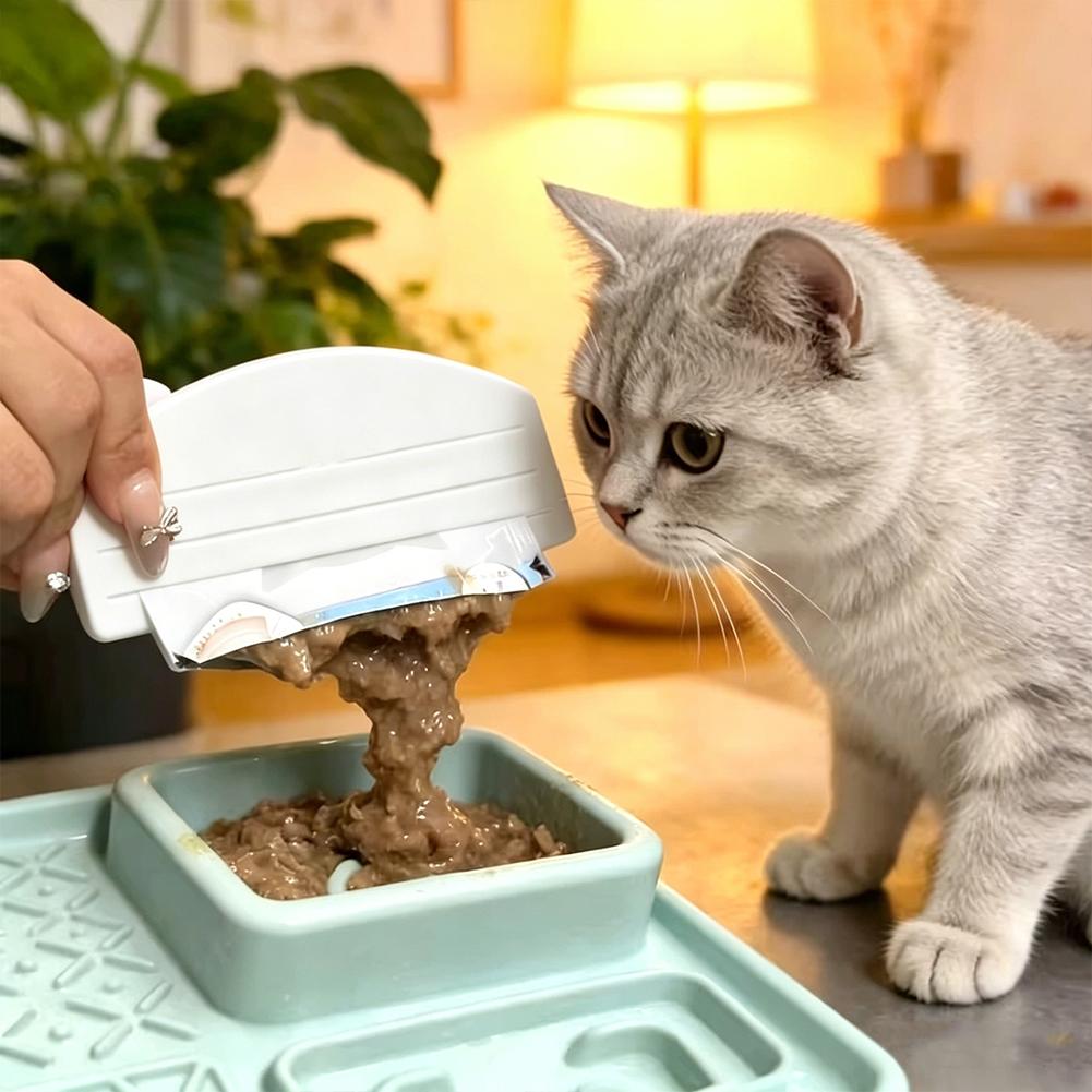 New Cat Treat Dispenser Squeez - Food Pouch Reusable review and price