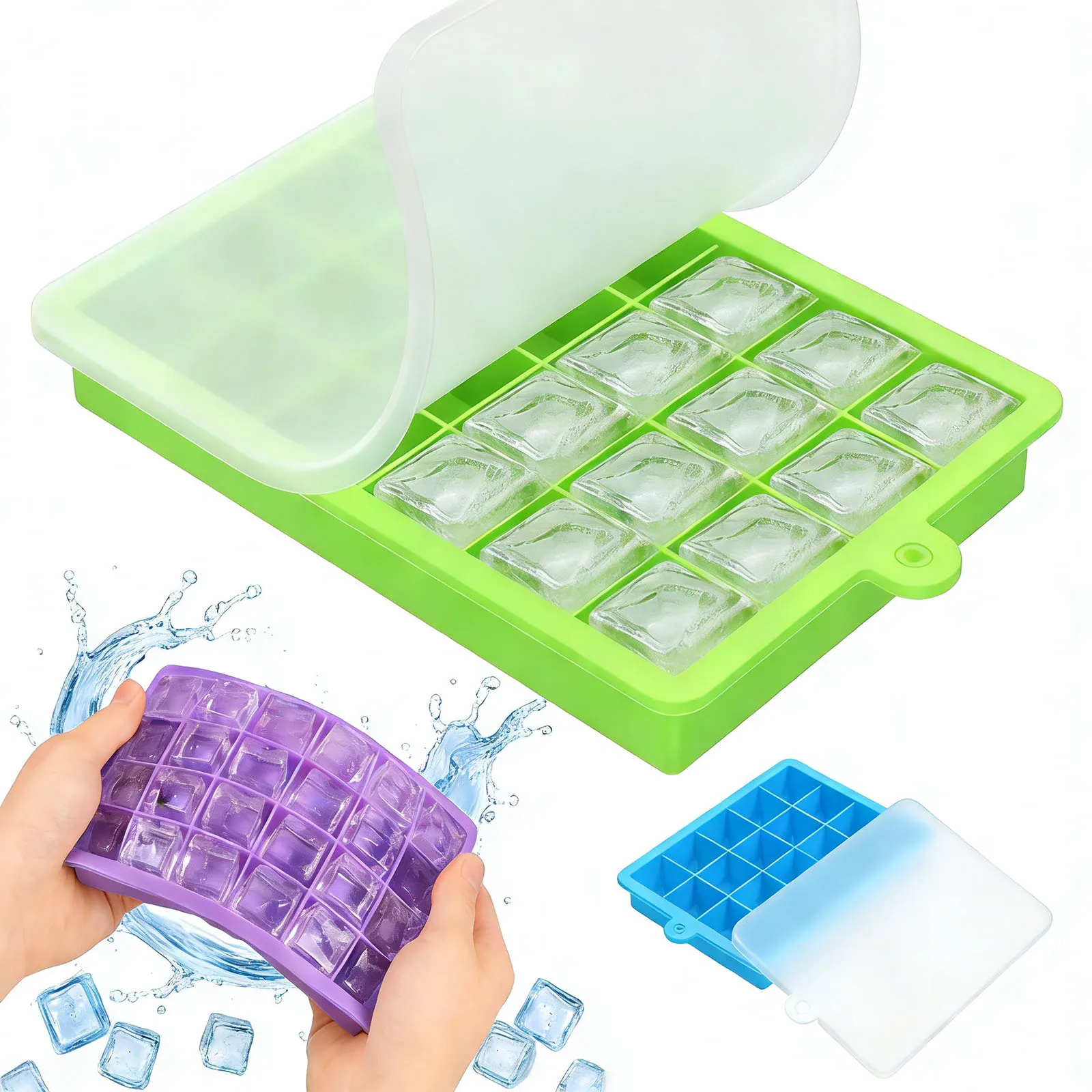 Silicone Ice Cube Tray Easy Re - Baby Food Freezer Tray review and price