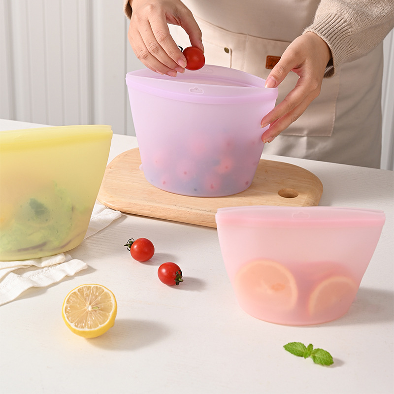 Self-Sealing Silicone Storage  - Food Pouch Reusable review and price