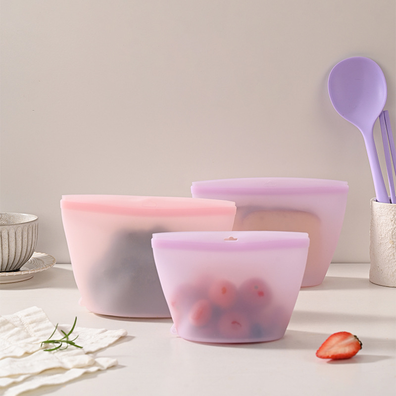 Self-Sealing Silicone Storage  - Food Pouch Reusable review and price