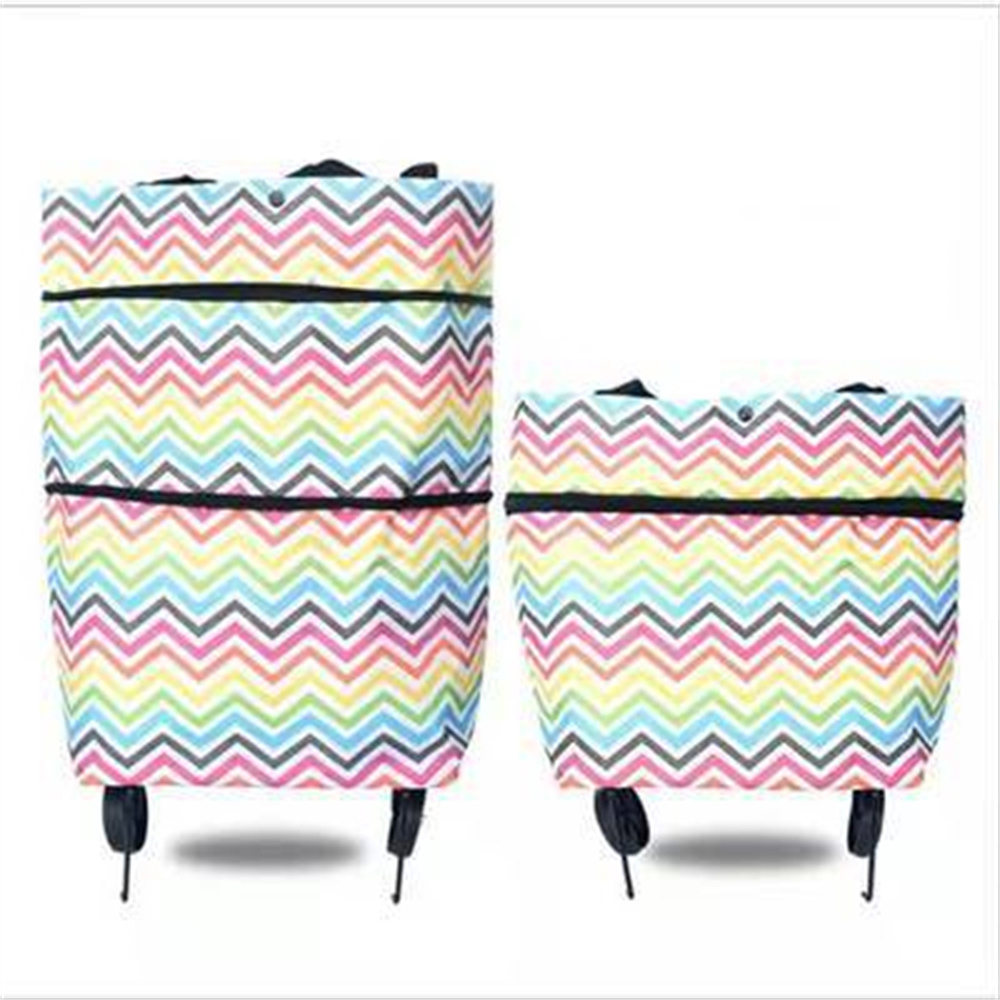 Foldable Shopping Trolley Bag  - Food Pouch Reusable review and price