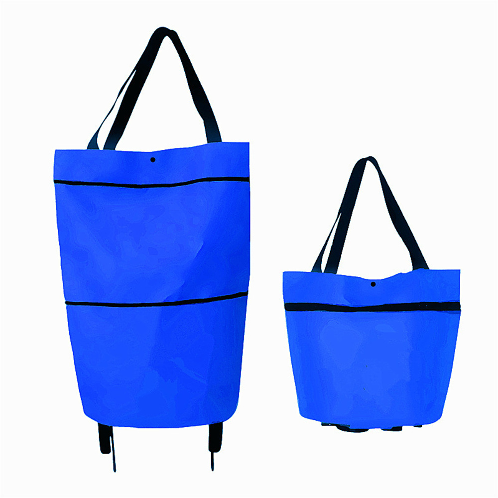 Foldable Shopping Trolley Bag  - Food Pouch Reusable review and price