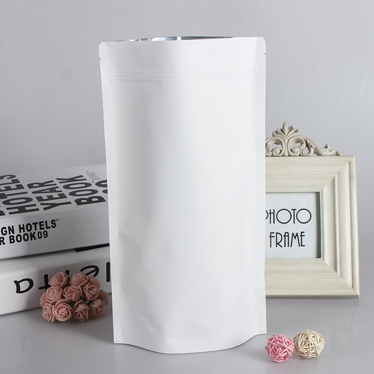 100pcs Wholesale Stand up Whit - Food Pouch Reusable review and price