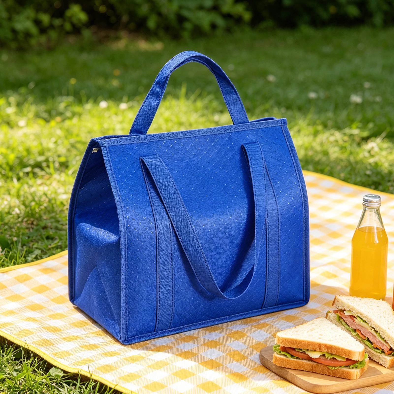 2 Pieces Insulated Grocery Bag - Food Pouch Reusable review and price